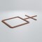 Ekena Millwork Small Burnett Decorative Fretwork Wood Wall Panels, Walnut, 21 3/8"W x 11 3/8"H x 3/8"T WALW12X12X0375BURWA - alternate 5